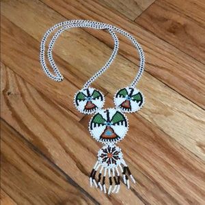 Native American beaded necklace